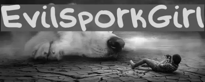 EvilSporkGirl Font examples