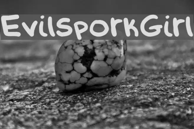 EvilSporkGirl Font examples