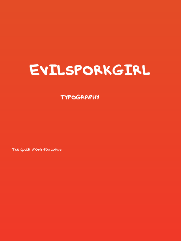 EvilSporkGirl Poster