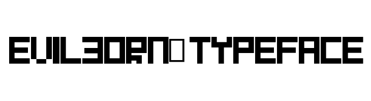Evilborn-Typeface Font