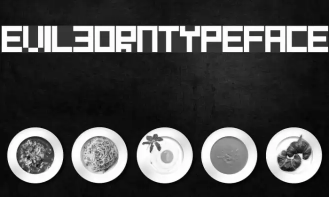 Evilborn-Typeface Example 3
