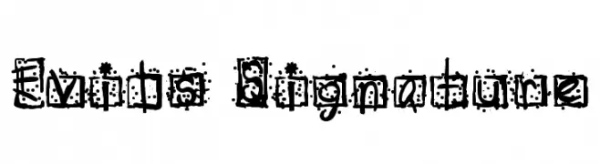 Evils Signature  नि: शुल्क फ़ॉन्ट्स डाउनलोड