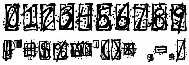 Evils Signature Font OTHER CHARS