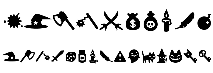 Evilz Font OTHER CHARS