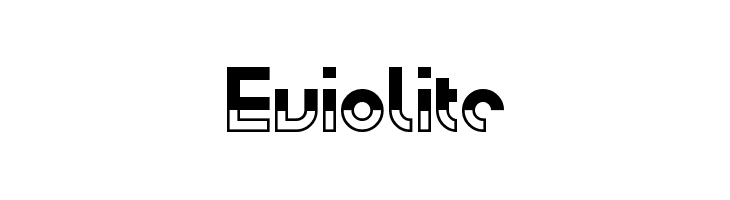 Eviolite  Fuentes Gratis Descargar