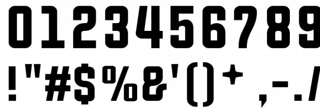 Evogria Font OTHER CHARS