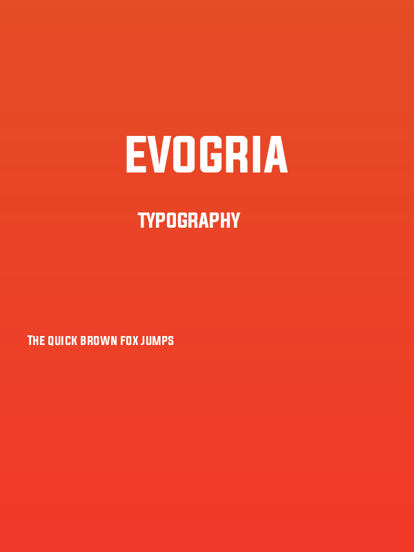 Evogria Poster
