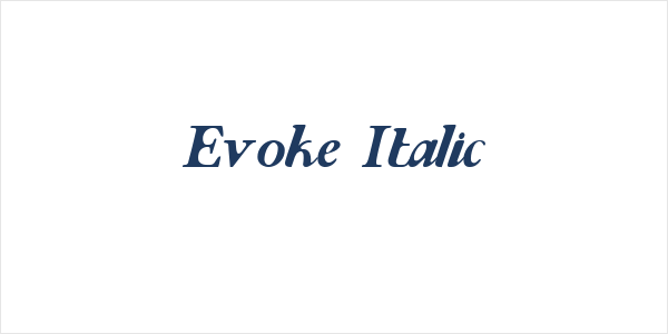 Evoke Italic Logo