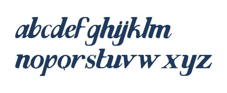 Evoke Italic Lowercase