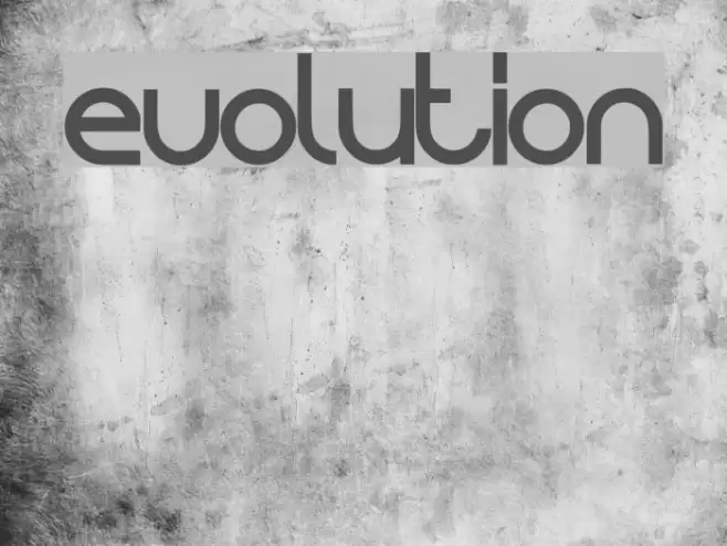Evolution Font examples