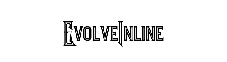 Evolve Inline  font caratteri gratis