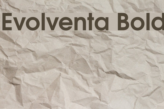 Download free Evolventa Bold font