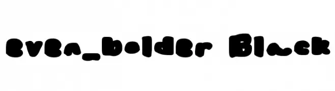 even_bolder Black  Frei Schriftart Herunterladen