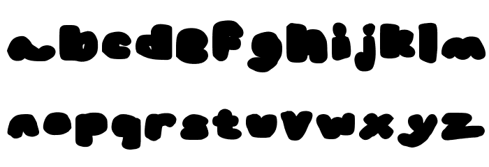 even_bolder Black Font LOWERCASE