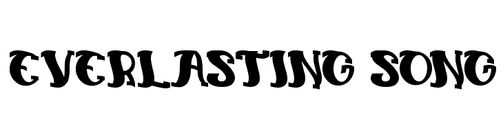 everlasting song Шрифта