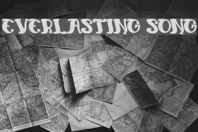 everlasting song Font examples