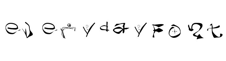 everydayFont  font caratteri gratis