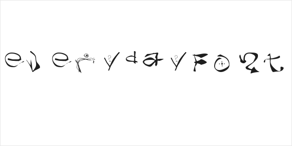 everydayFont Logo