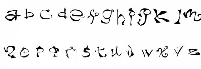 everydayFont Caratteri MINUSCOLO