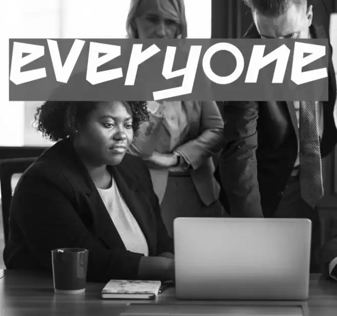 everyone Font examples