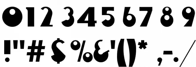 EwieD Font OTHER CHARS