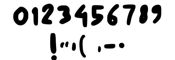 Ewindri Regular Font OTHER CHARS