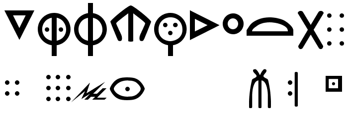 Ewok Font OTHER CHARS