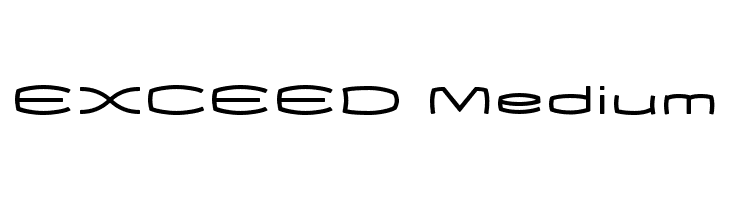 EXCEED Medium  नि: शुल्क फ़ॉन्ट्स डाउनलोड