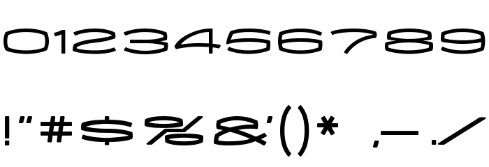 EXCEED Medium Font OTHER CHARS