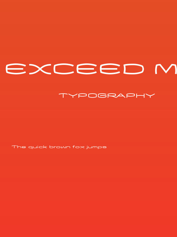 EXCEED Medium Poster