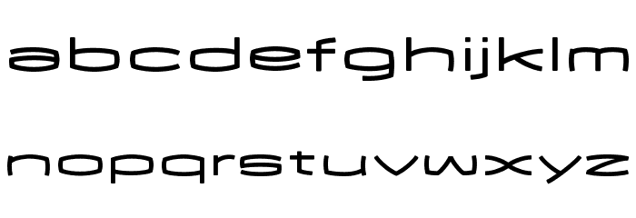 EXCEED Medium Font LOWERCASE