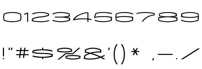 EXCEED Normal Font OTHER CHARS