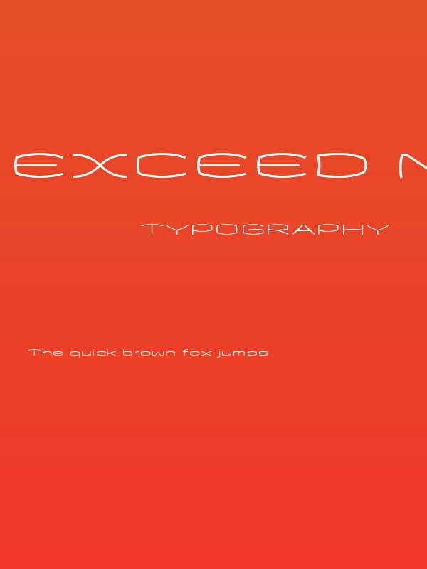 EXCEED Normal Poster