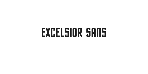 EXCELSIOR SANS Logo