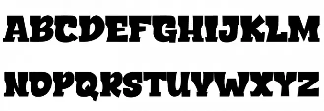 EXONER PERSONAL USE Шрифта ВЕРХНИЙ