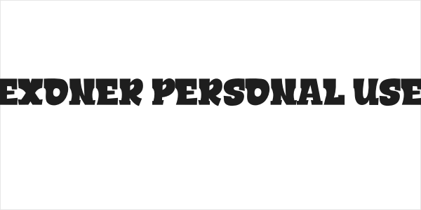 EXONER PERSONAL USE Logo