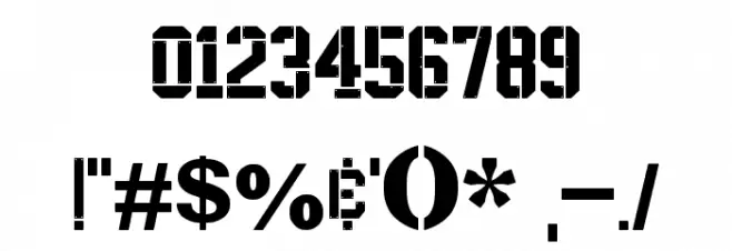 EXP FONT Font OTHER CHARS