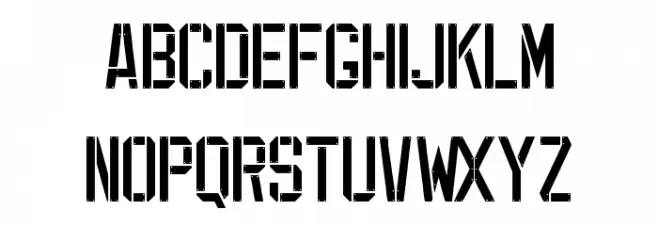 EXP FONT 字体 大写