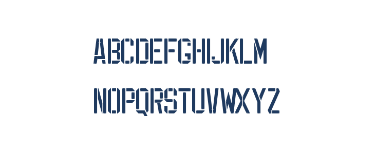 EXP FONT Lowercase