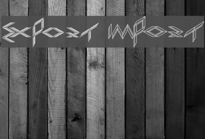 EXPORT import Font examples