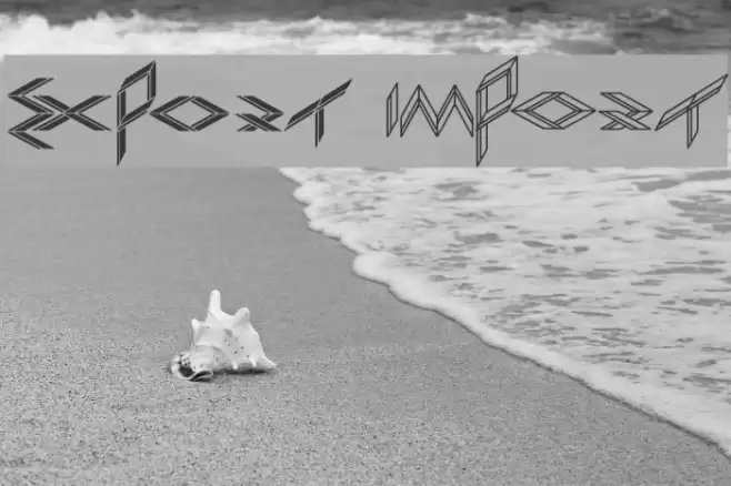 EXPORT import Font examples