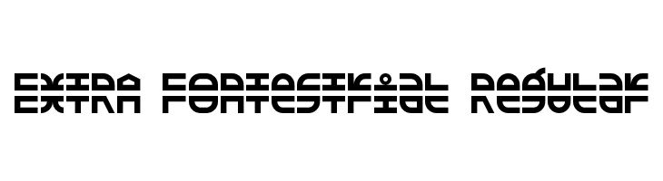 EXTRA Fontestrial Regular  font caratteri gratis