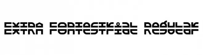 EXTRA Fontestrial Regular  les polices de caractères gratuit tlcharger