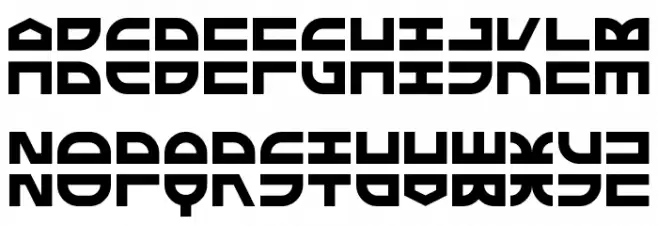 EXTRA Fontestrial Regular 字体 大写