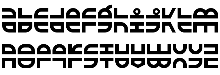 EXTRA Fontestrial Regular Font LOWERCASE