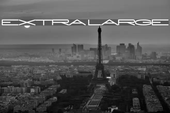 EXTRA LARGE Font examples