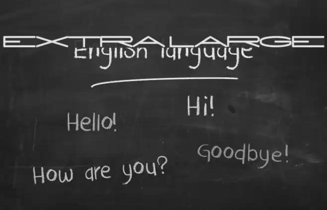 EXTRA LARGE Font examples