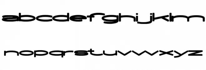 EXTRA LARGE Font LOWERCASE