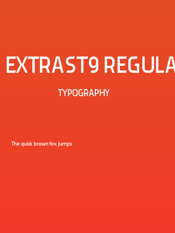 ExTrast9 Regular Poster