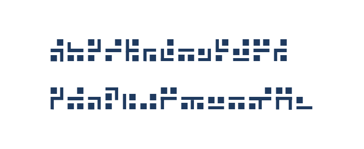 Exabic Futurec Lowercase